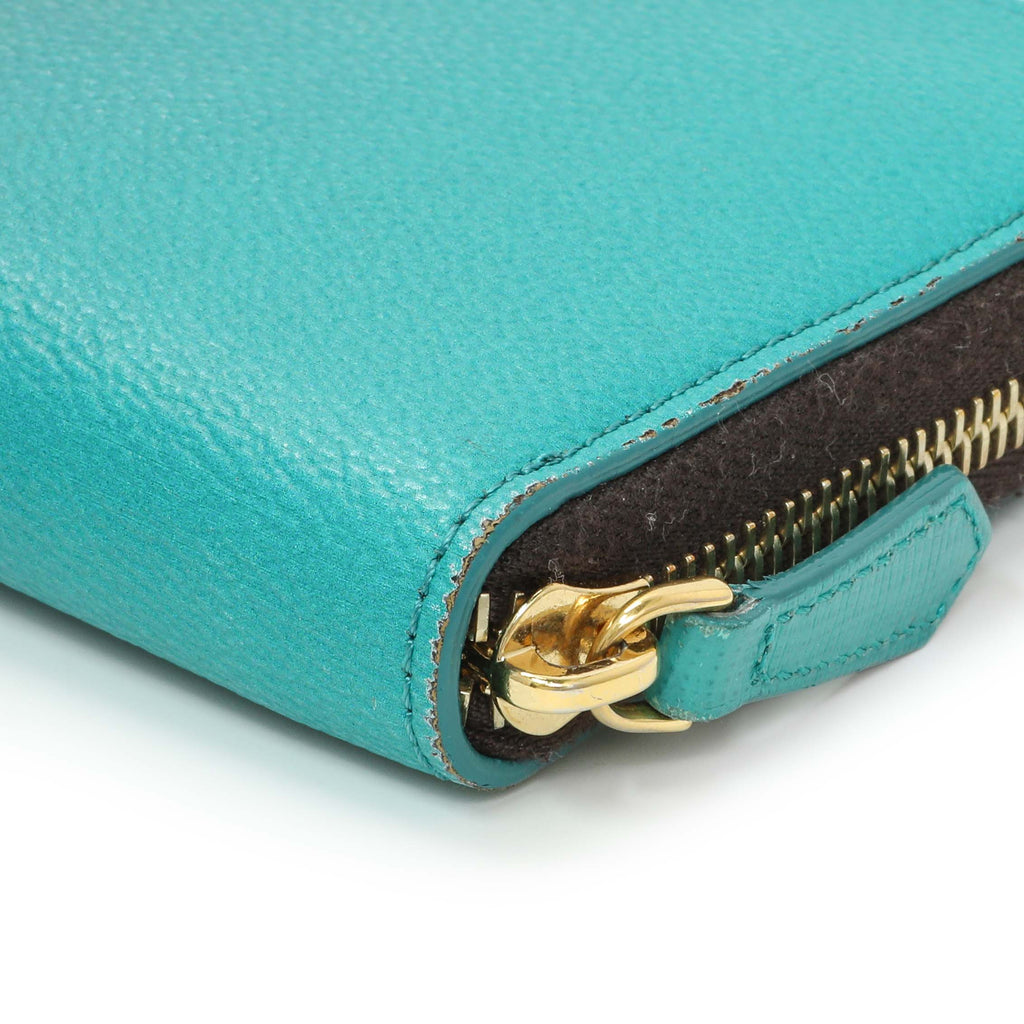 Fendi Zucca Zip Around Wallet