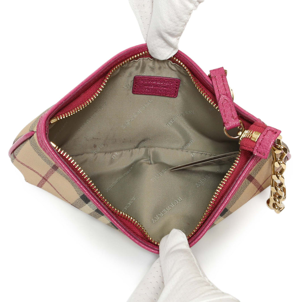 Burberry Haymarket Check Clara Pochette