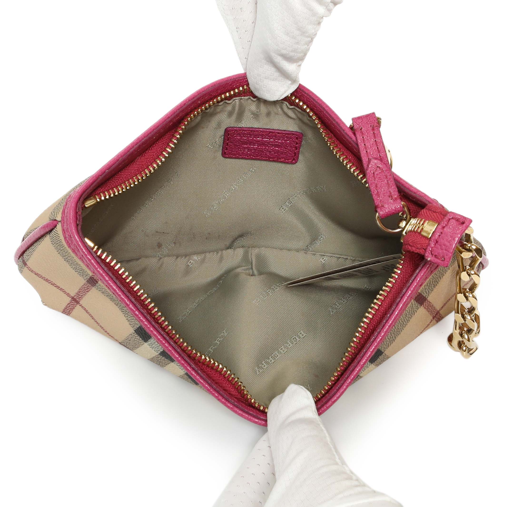 Burberry Haymarket Check Clara Pochette