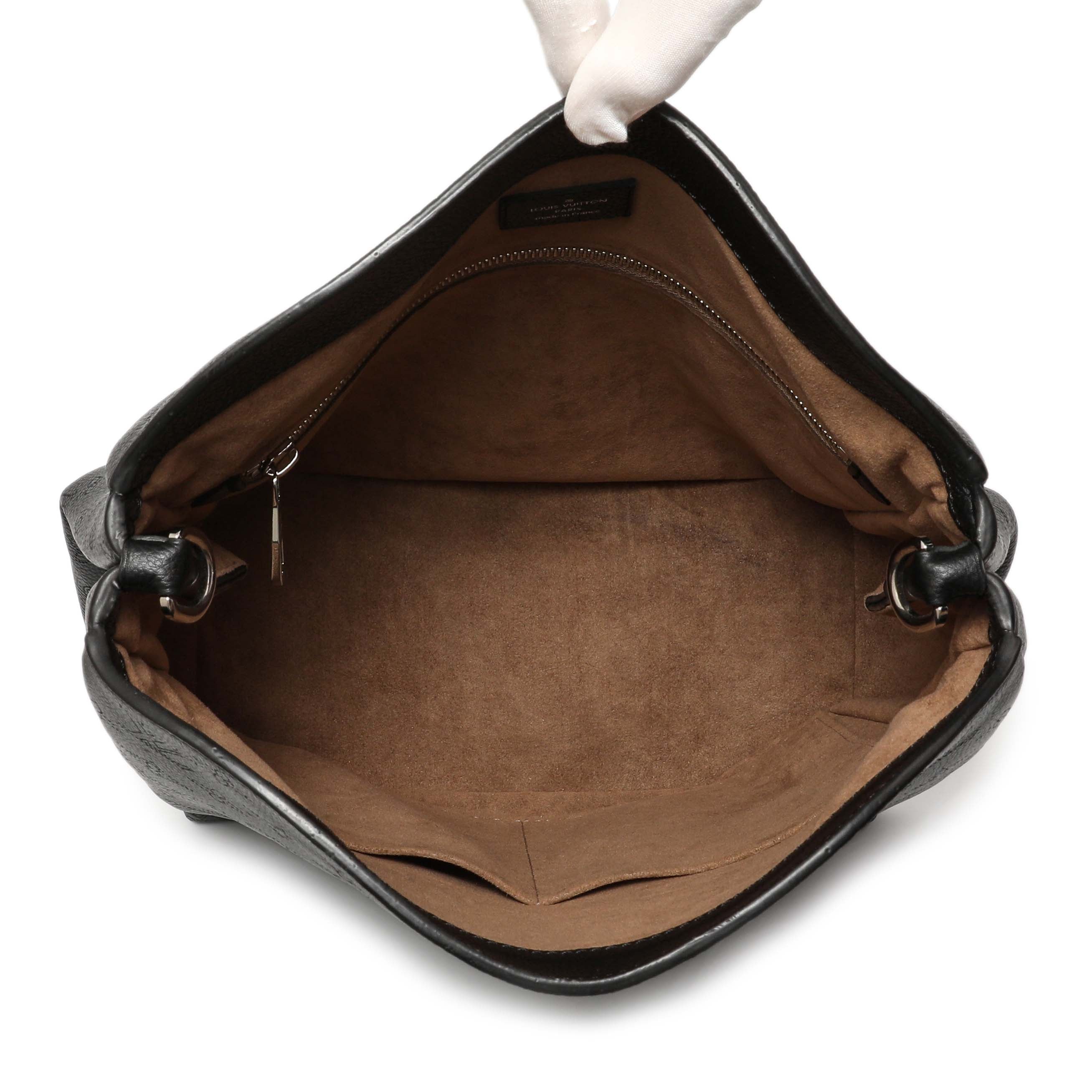 Louis Vuitton Black Mahina Babylone PM