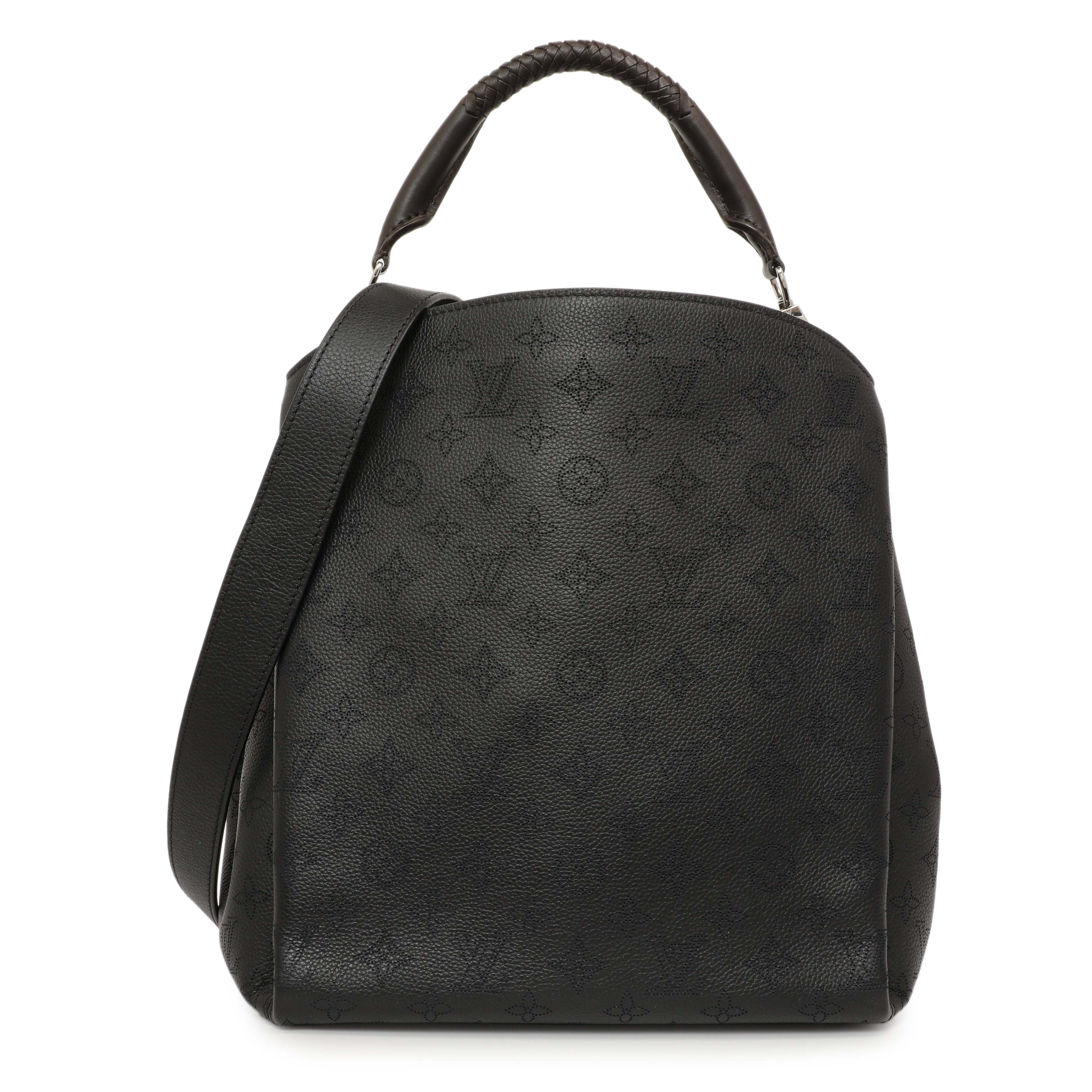 Louis Vuitton Black Mahina Babylone PM