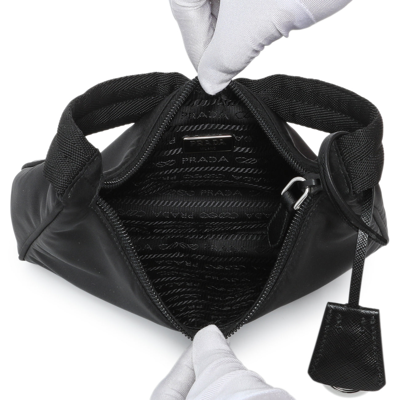 Prada Black Re-Nylon Mini Re-Edition 2000