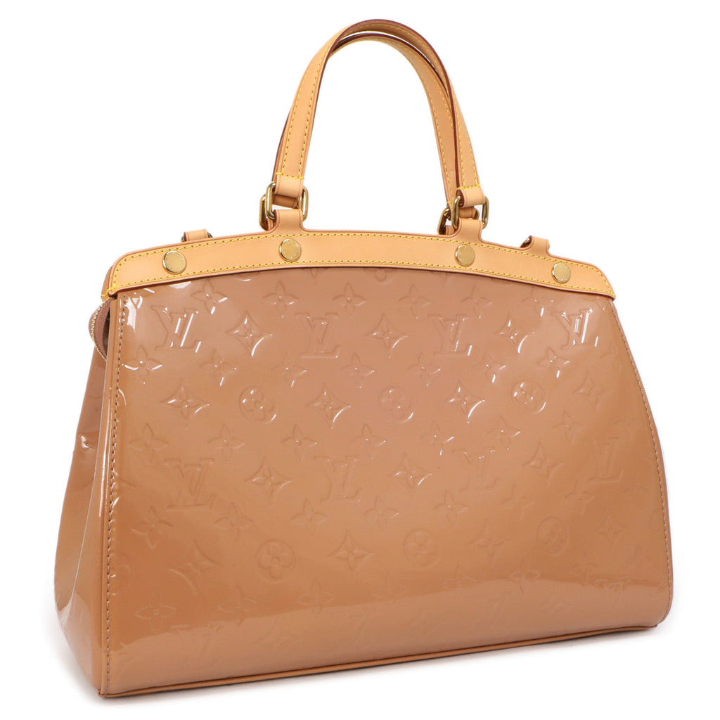Louis Vuitton Rose Velours Vernis Brea MM