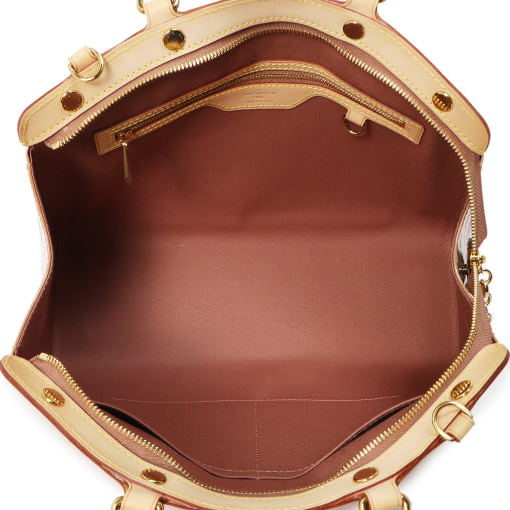 Louis Vuitton Rose Velours Vernis Brea MM