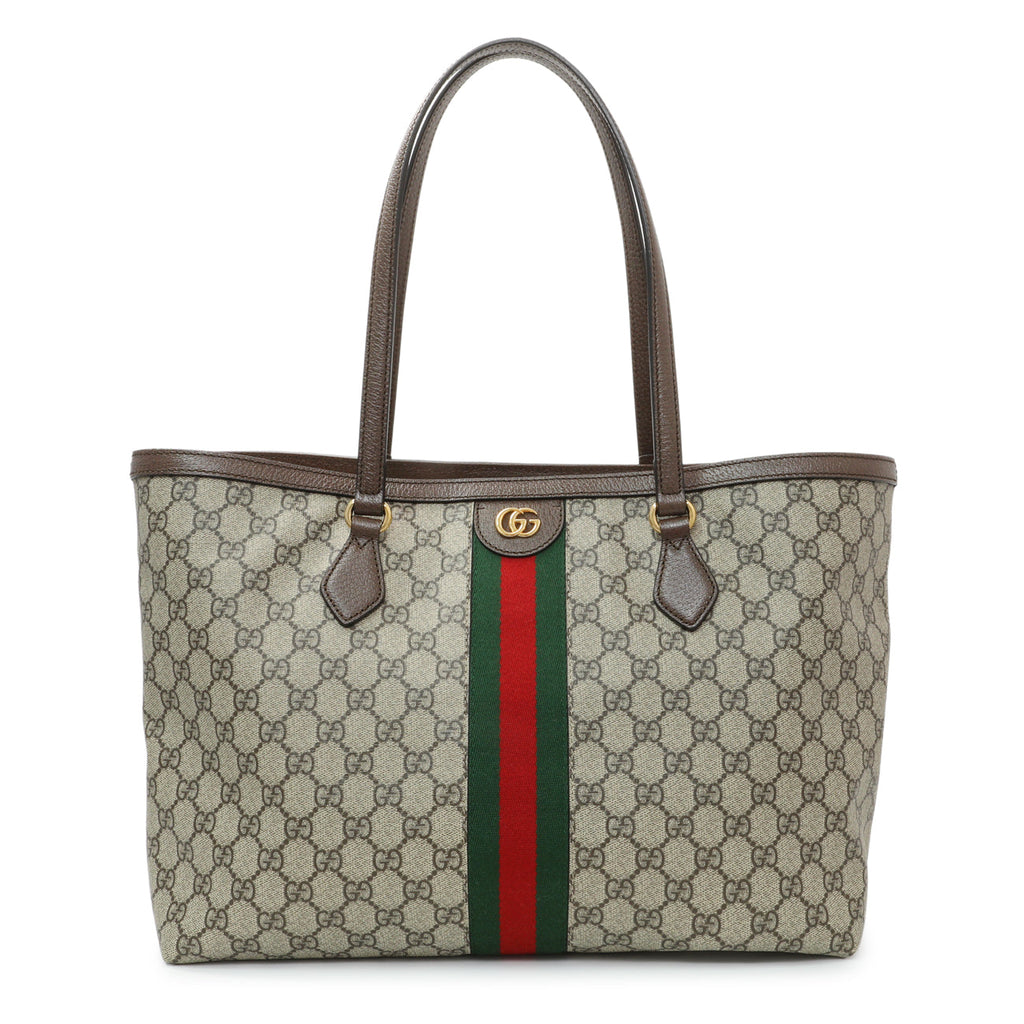 Gucci GG Supreme Monogram Medium Ophidia Shopping Tote