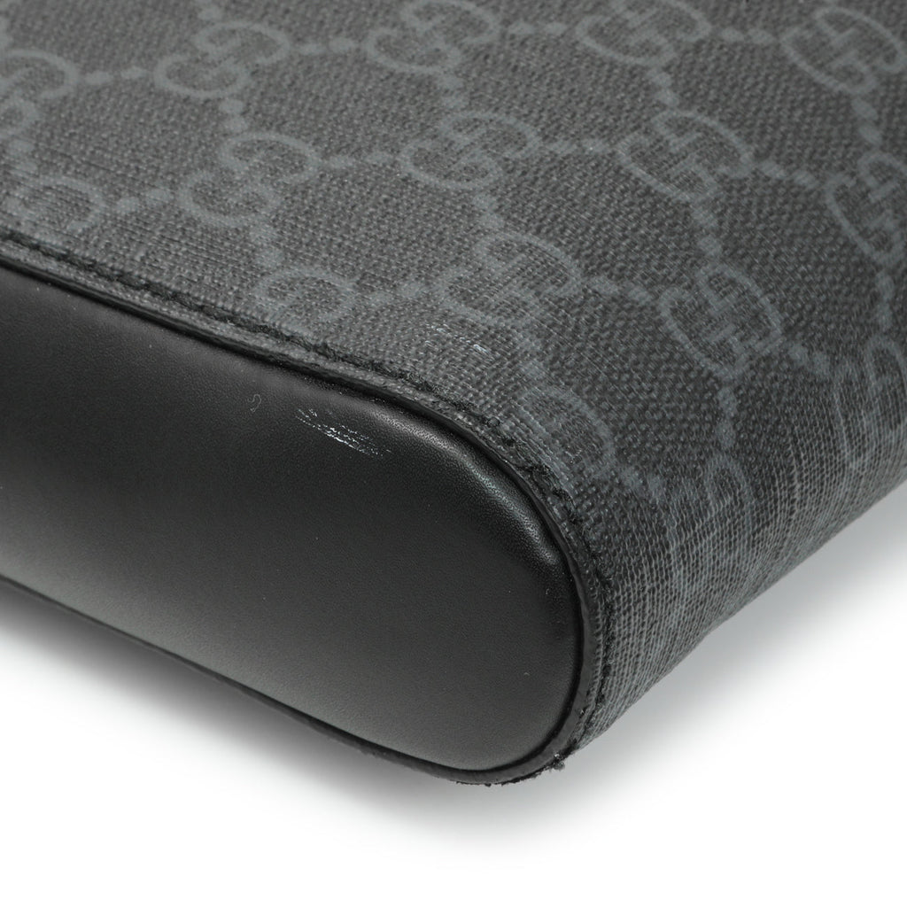 Gucci GG Supreme Monogram Web Small Flat Messenger Bag