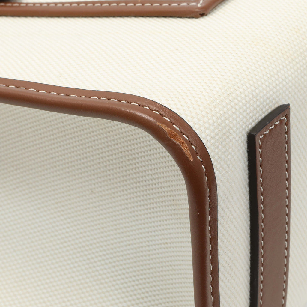 Burberry Canvas Smooth Calfskin Freya Tote