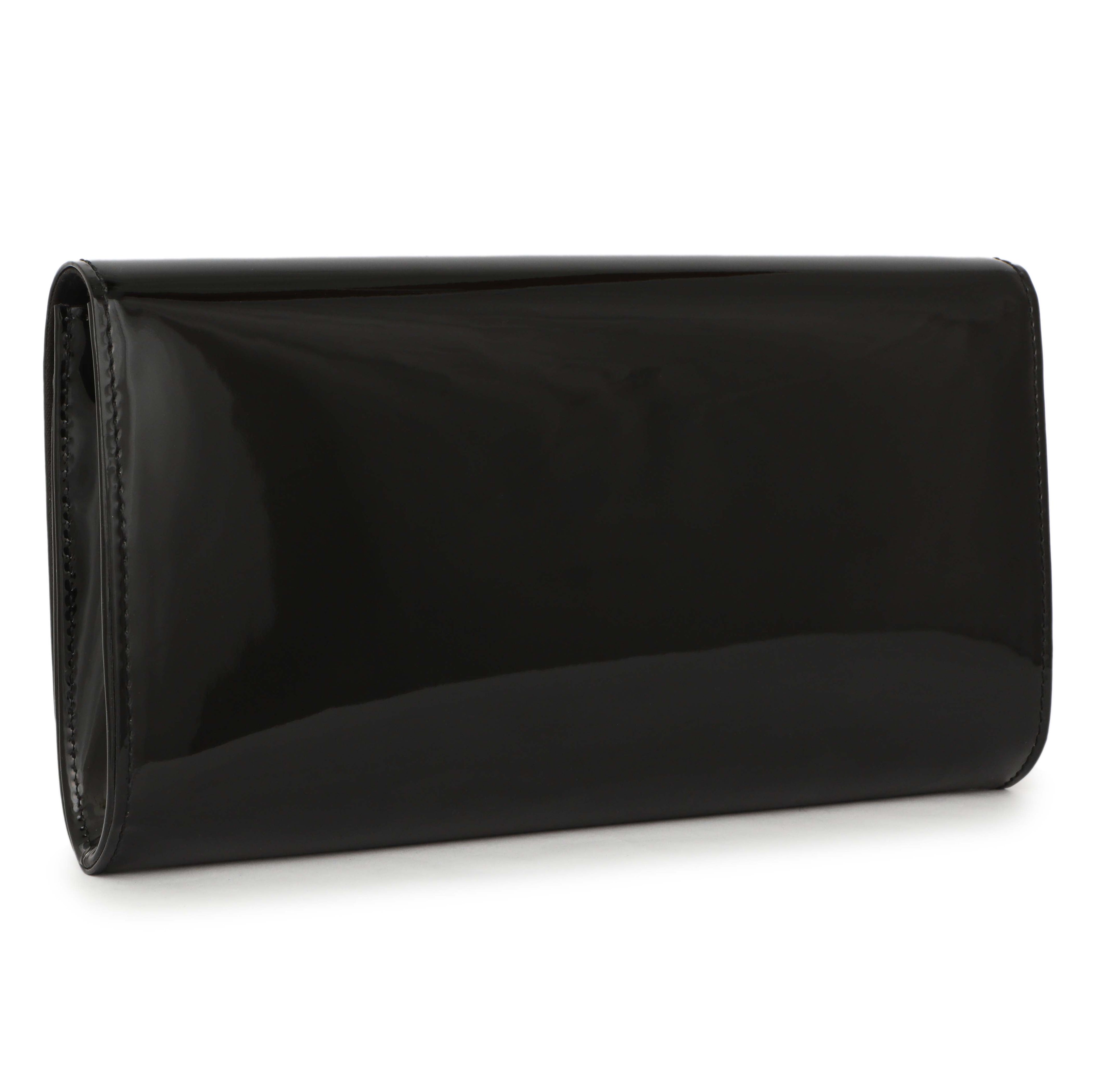 Louis Vuitton Black Patent Louise Clutch