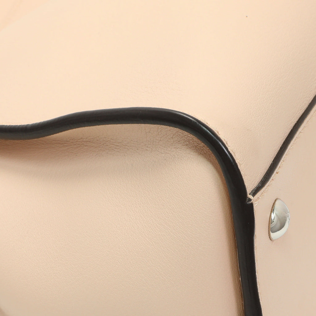 Fendi Rosa Plaster Vitello Medium Peekaboo Iconic Satchel