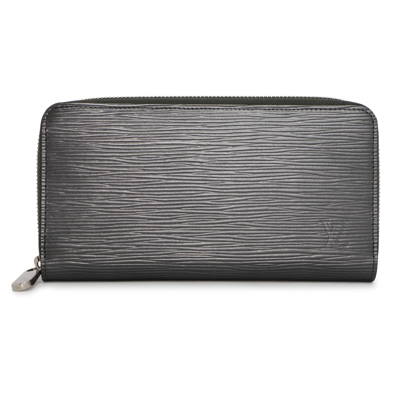 Louis Vuitton Anthracite Nacre Epi Zippy Wallet