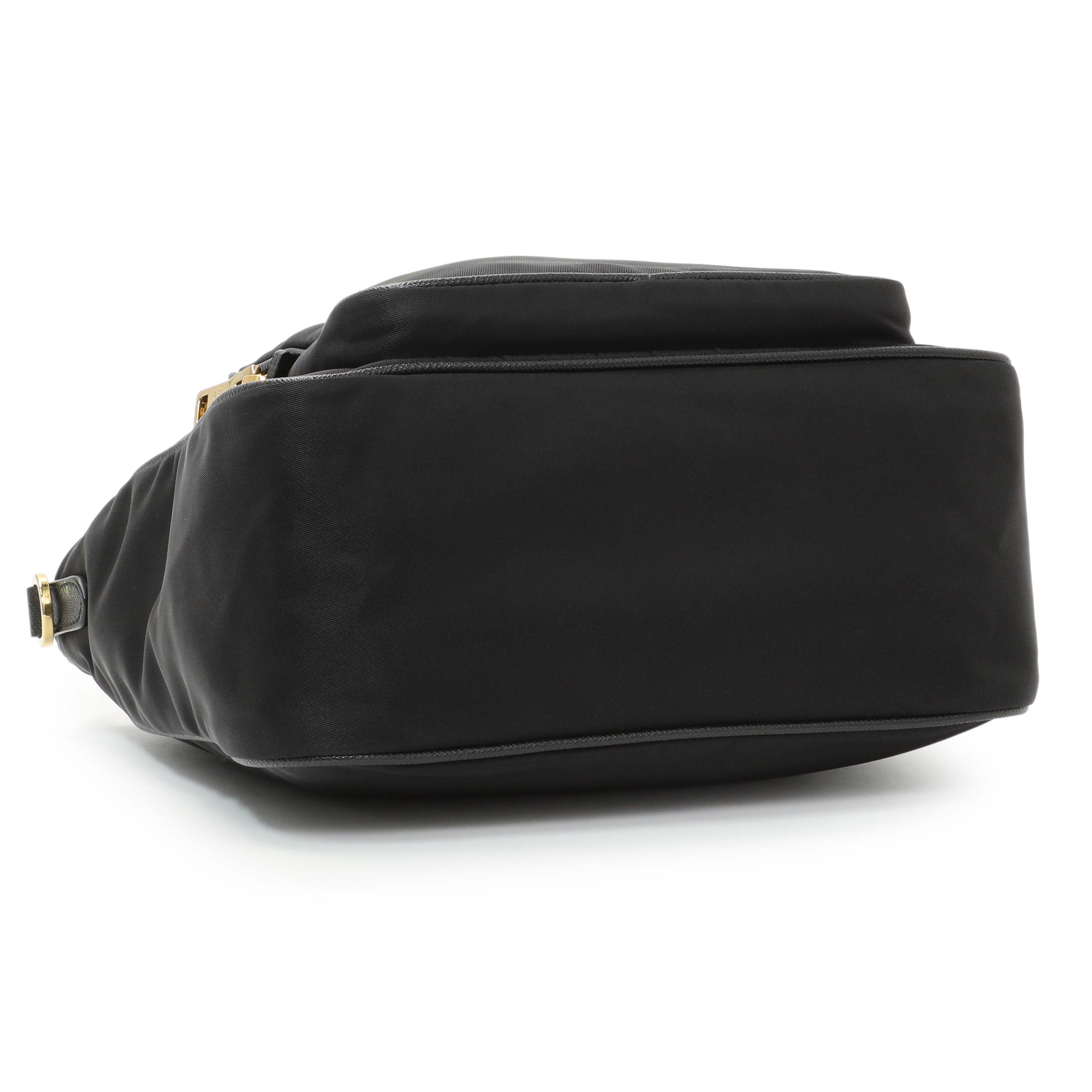 Prada Black Tessuto Front Pocket Bag