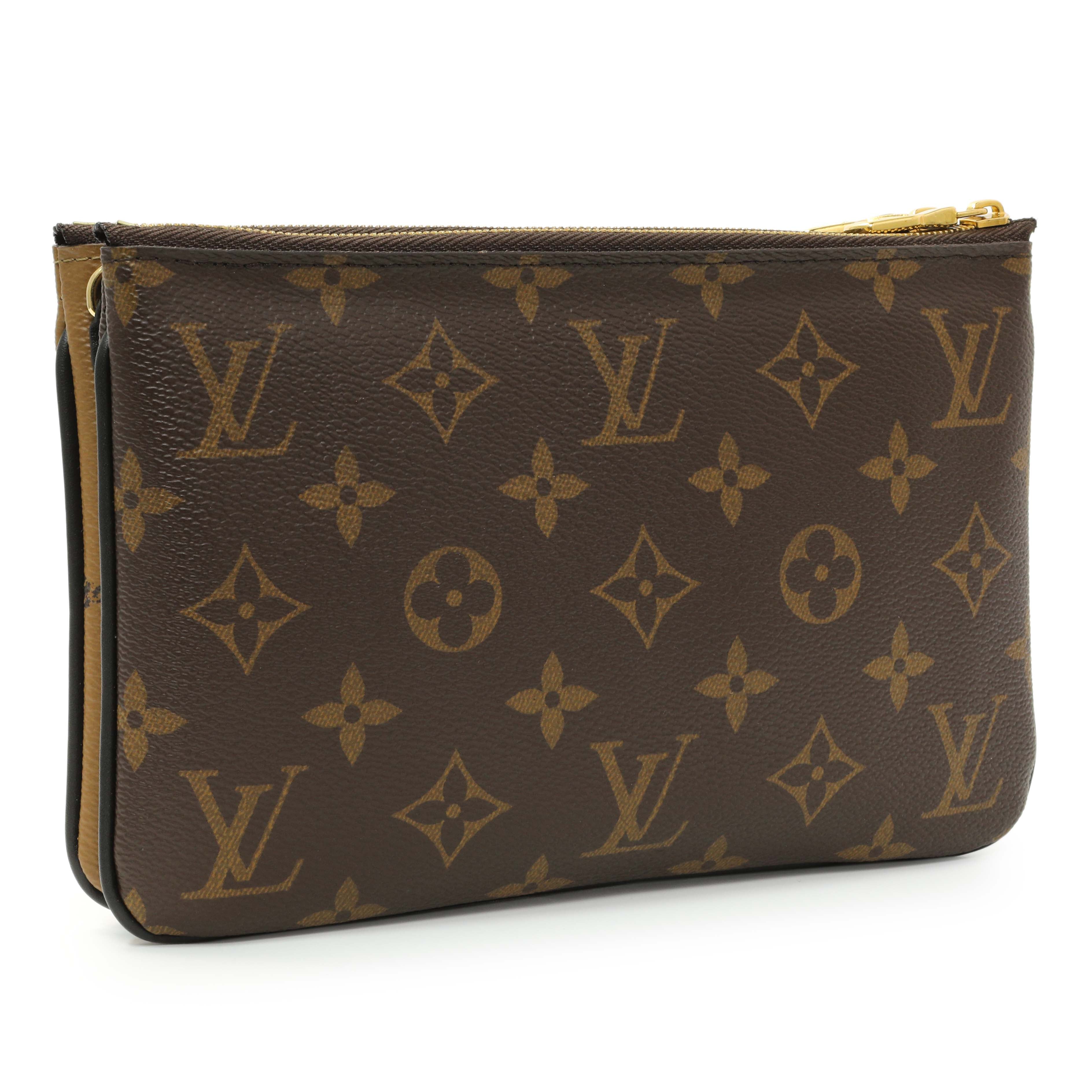 Louis Vuitton Reverse Monogram Giant Double Zip Pochette