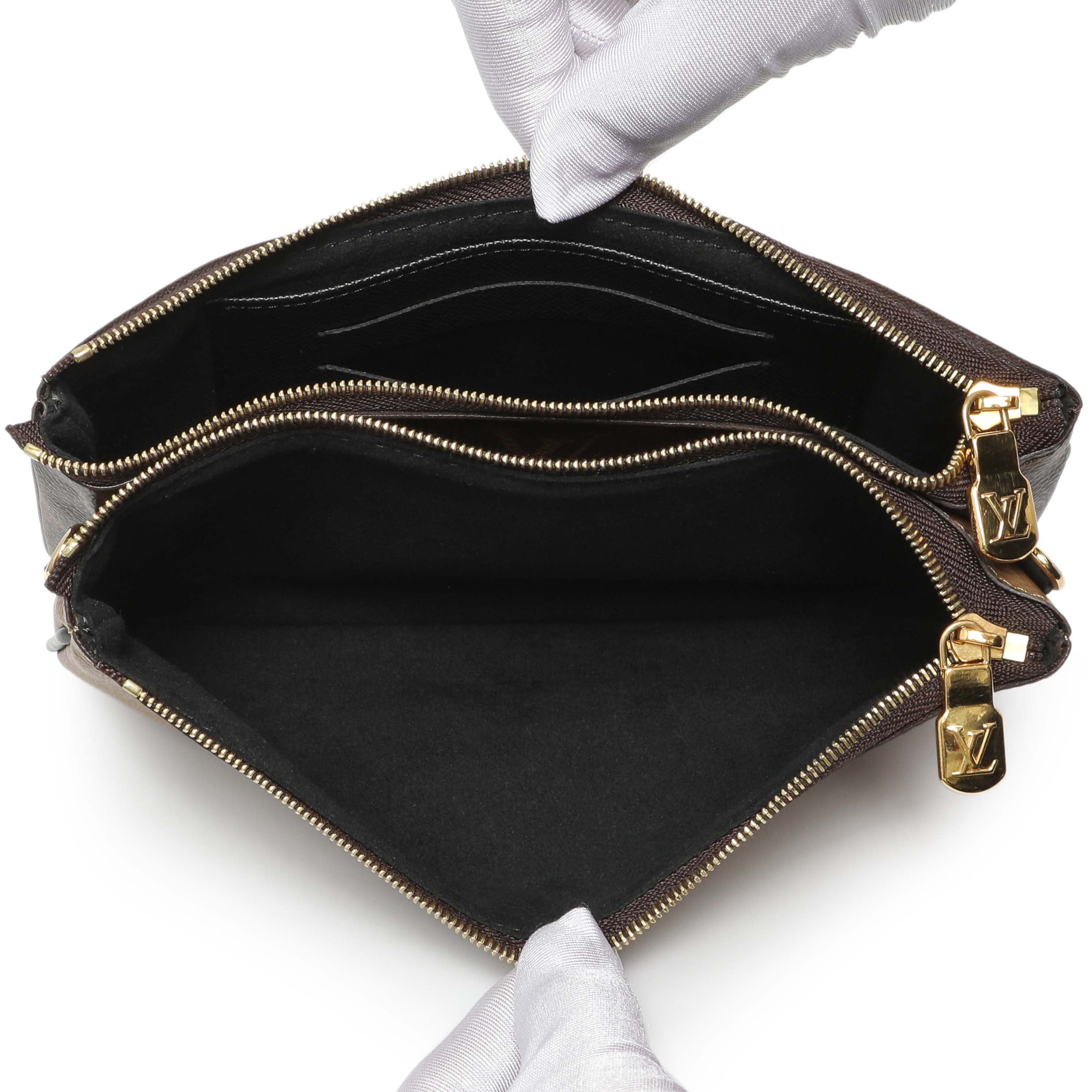 Louis Vuitton Reverse Monogram Giant Double Zip Pochette