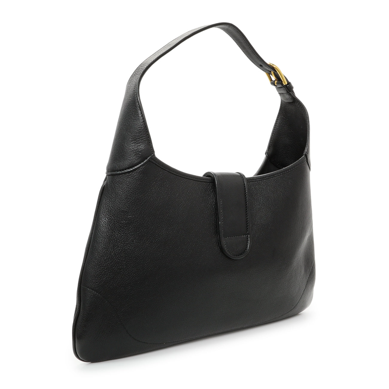 Gucci Black Goatskin Medium Aphrodite Shoulder Bag