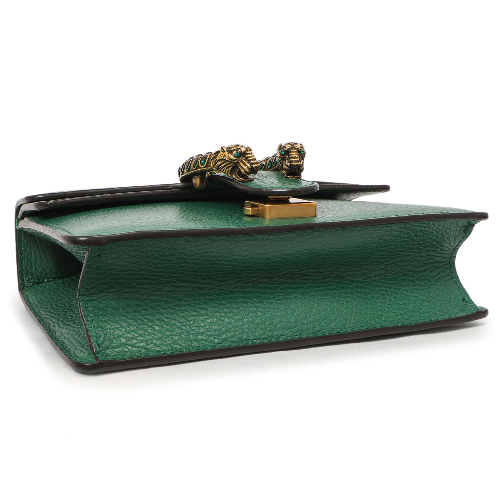 Gucci Emerald Calfskin Mini Dionysus Shoulder Bag