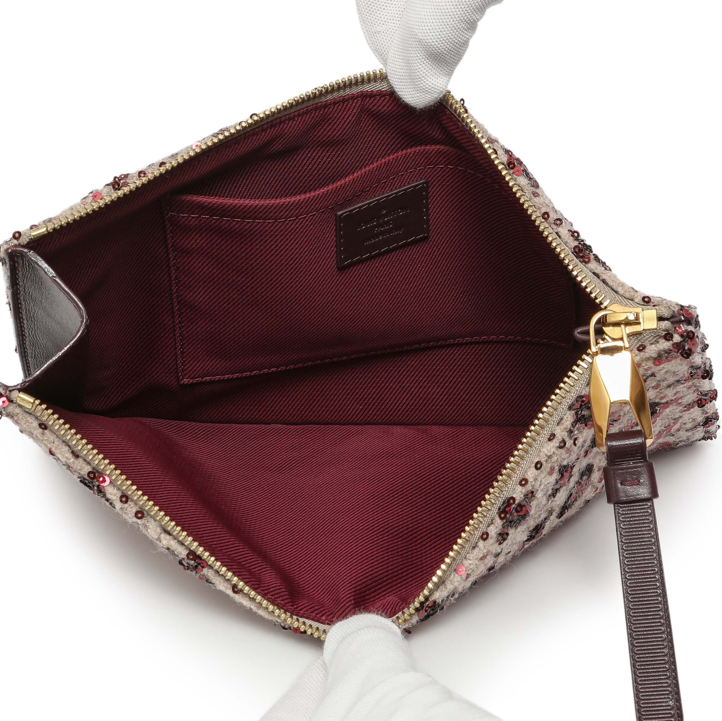Louis Vuitton Bordeaux Sequin Monogram Sunshine Express Pochette