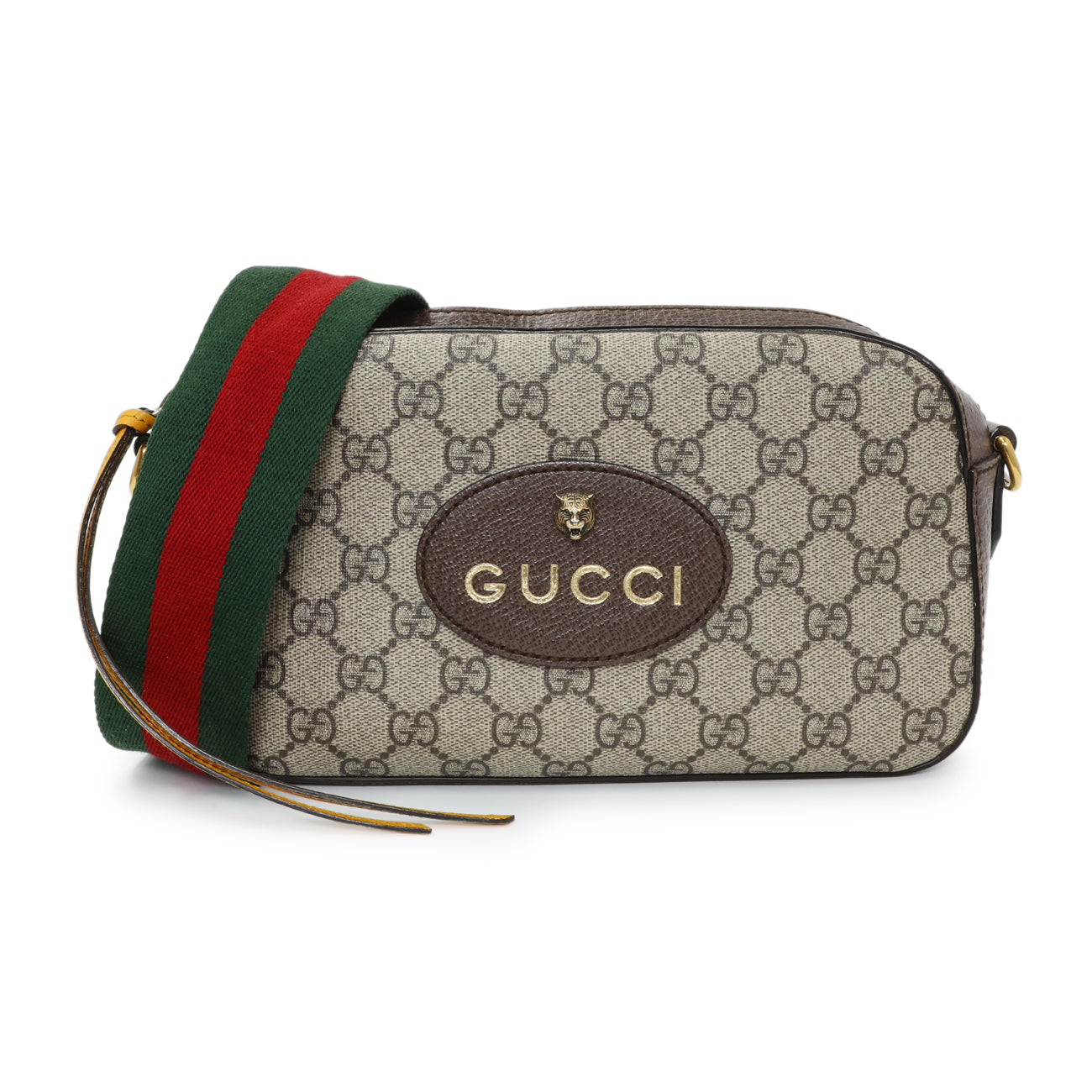 Gucci GG Supreme Monogram Web Neo Vintage Shoulder Bag