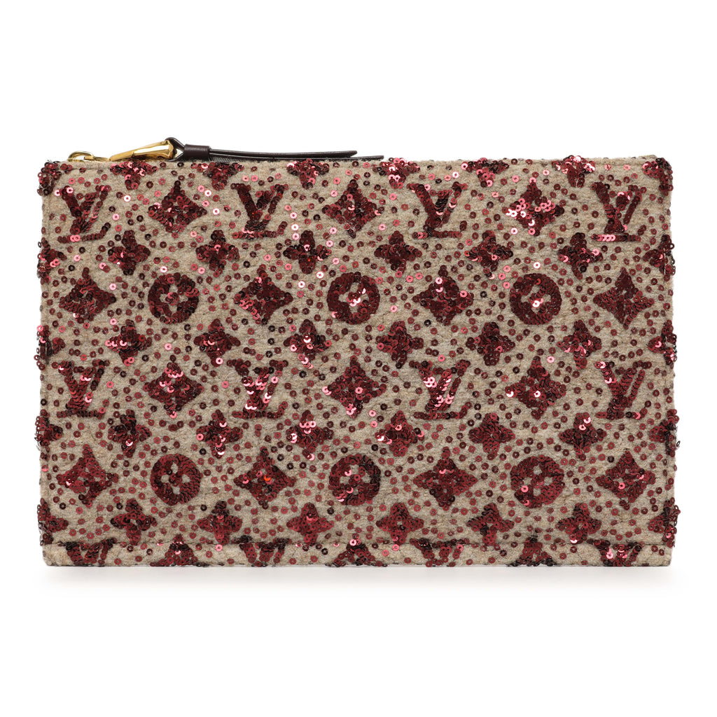 Louis Vuitton Bordeaux Sequin Monogram Sunshine Express Pochette