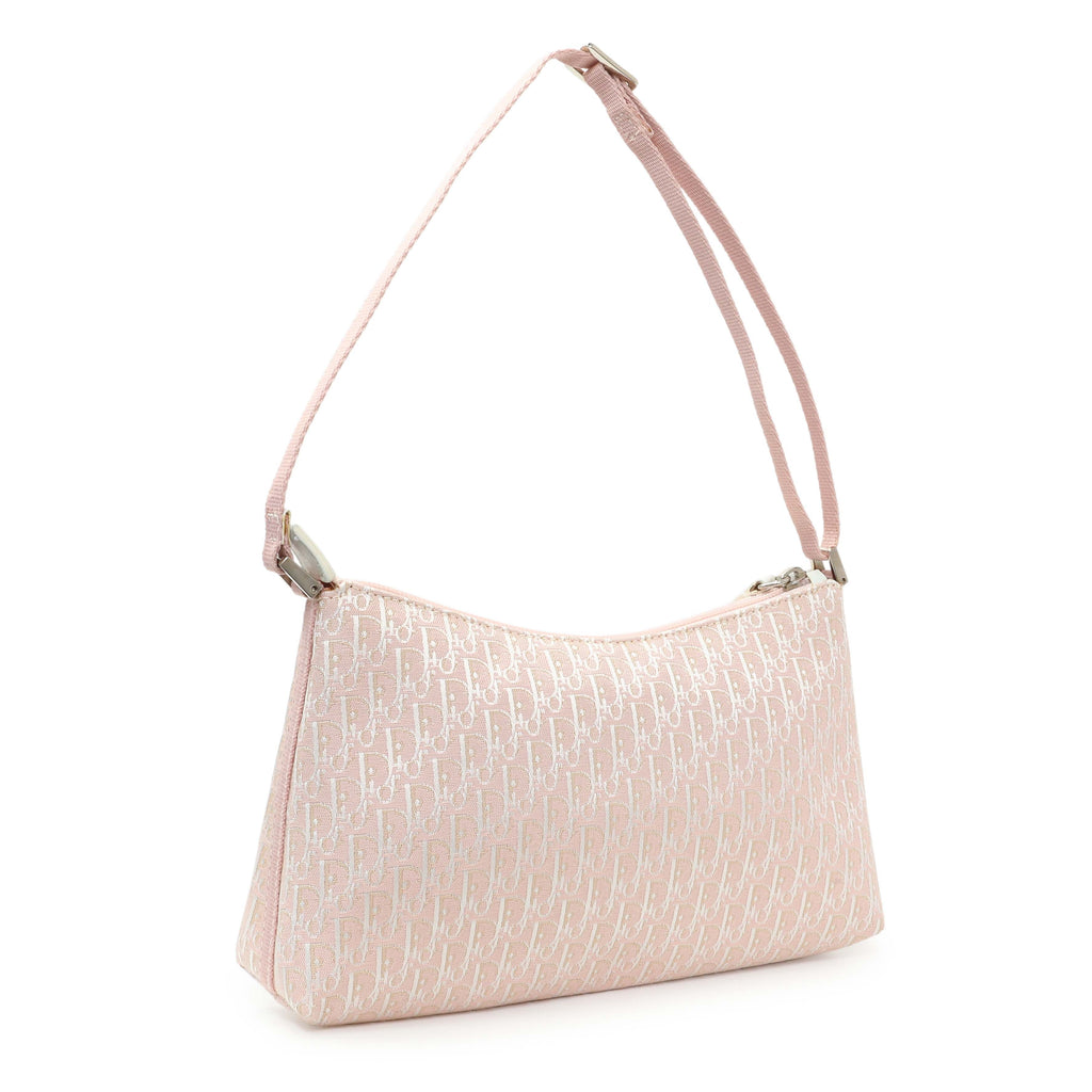 Christian Dior Pink Monogram Shoulder Bag Pochette