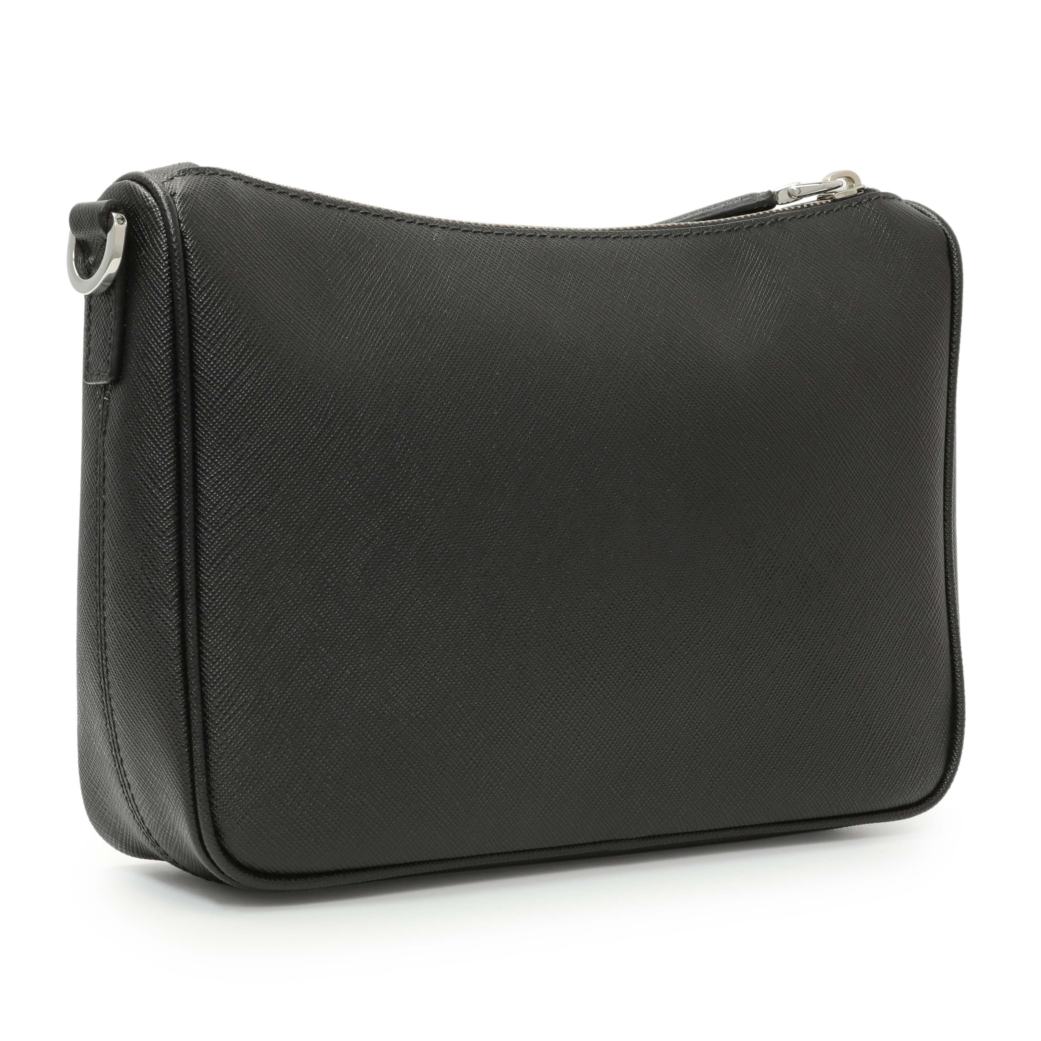 Prada Black Saffiano Travel Crossbody Bag