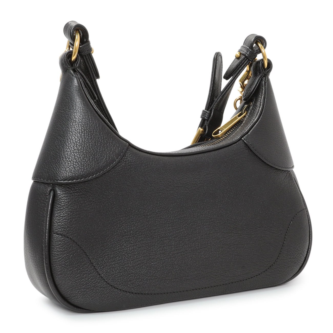 Gucci Black Goatskin Small Aphrodite Shoulder Bag