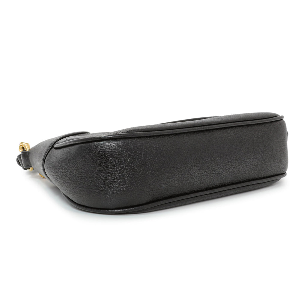 Gucci Black Goatskin Small Aphrodite Shoulder Bag