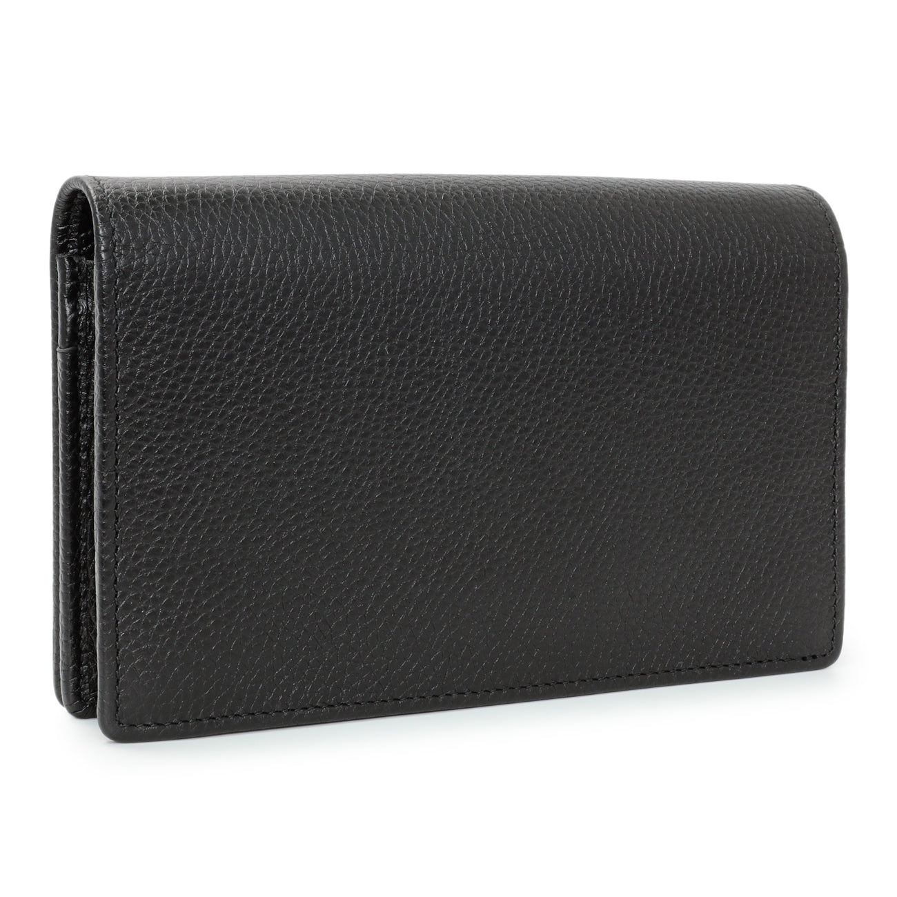 Gucci Black Pebbled Calfskin Soho Wallet on Chain