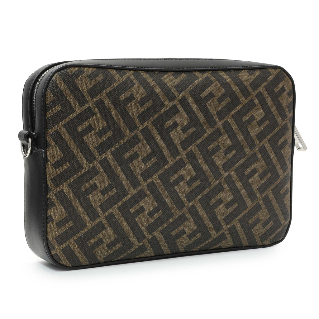 Fendi Diagonal Brown FF Canvas Camera Case