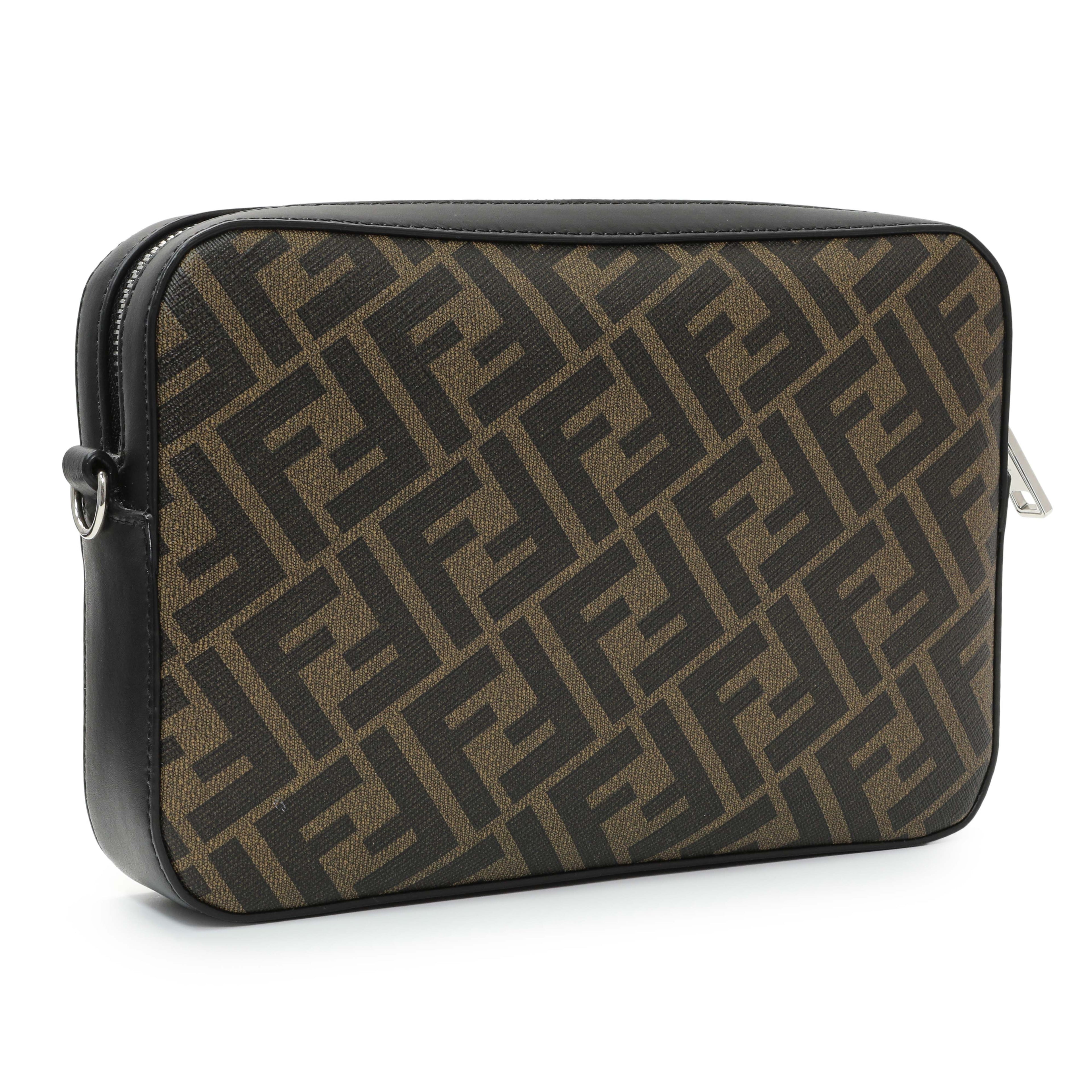 Fendi Diagonal Brown FF Canvas Camera Case