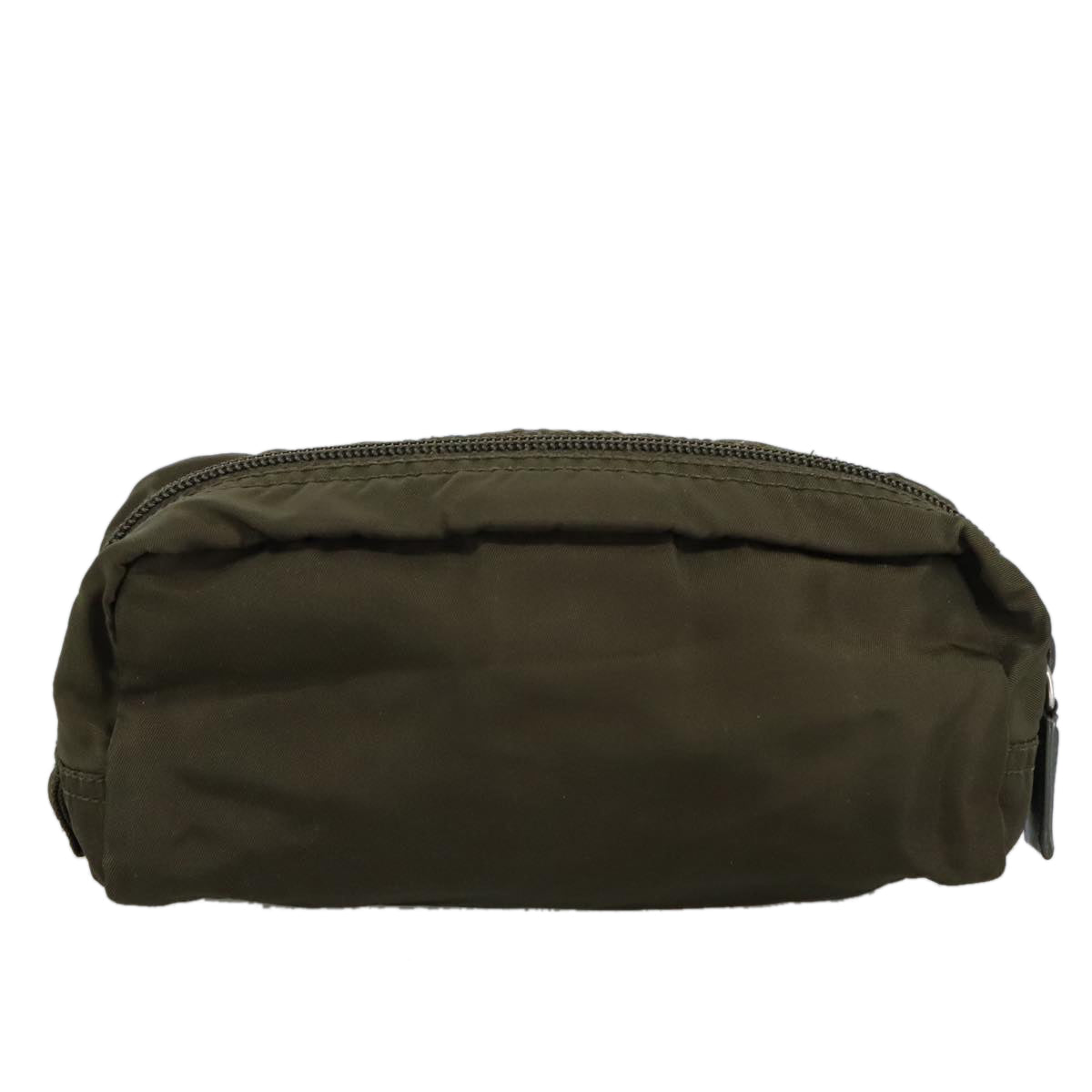 PRADA Pouch Nylon Khaki 101120