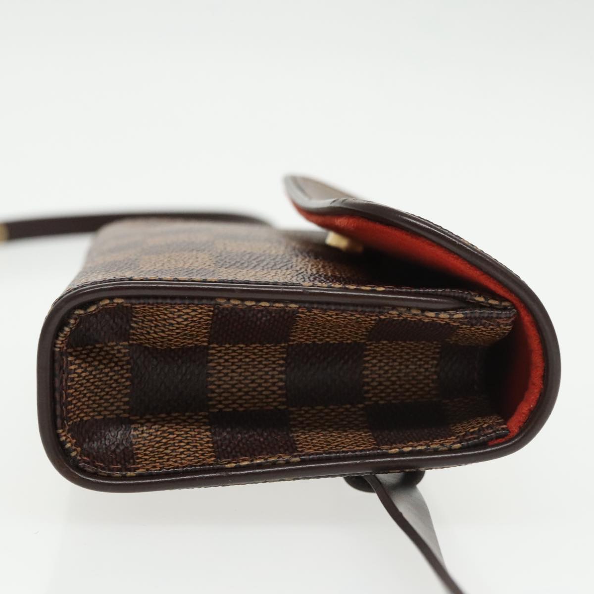 LOUIS VUITTON Damier Ebene Pochette Florentine Waist Bag N51856 LV 102487AV