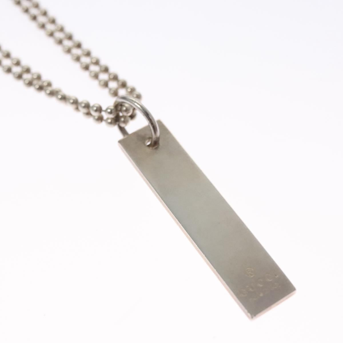 GUCCI Necklace metal Silver tone 104454