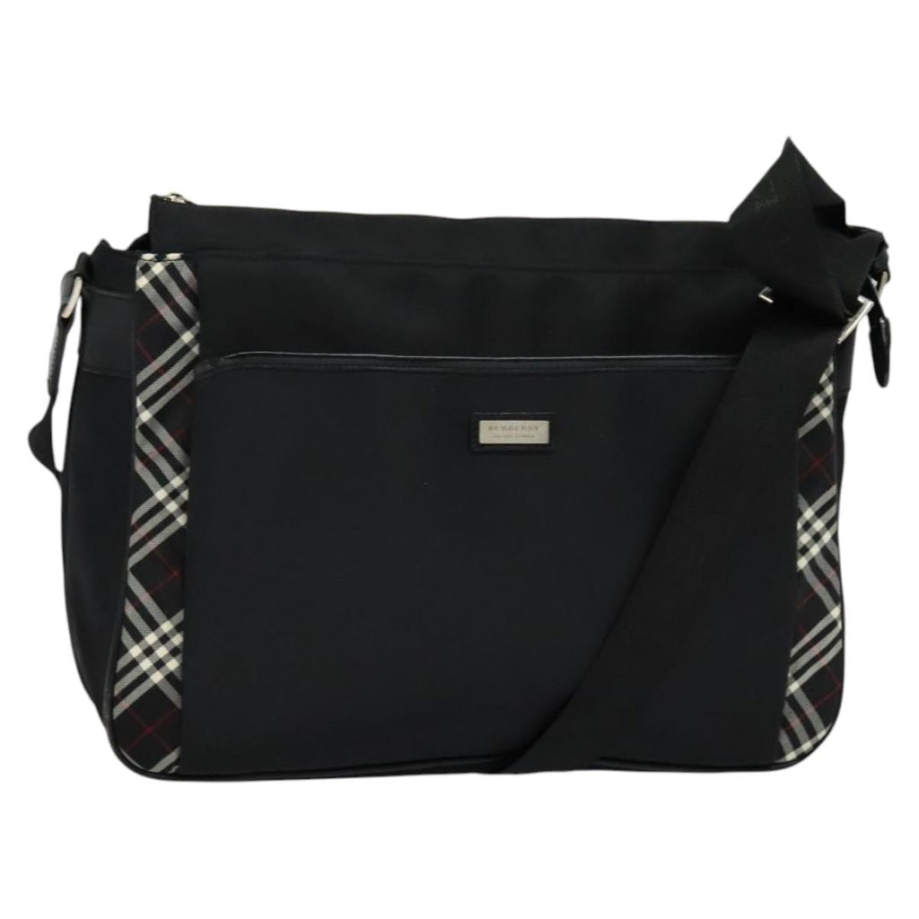 BURBERRY Black label Shoulder Bag Nylon Black 106773