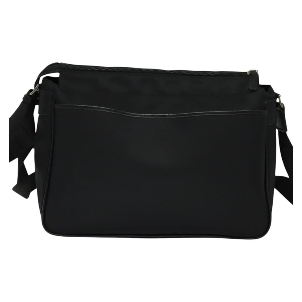 BURBERRY Black label Shoulder Bag Nylon Black 106773