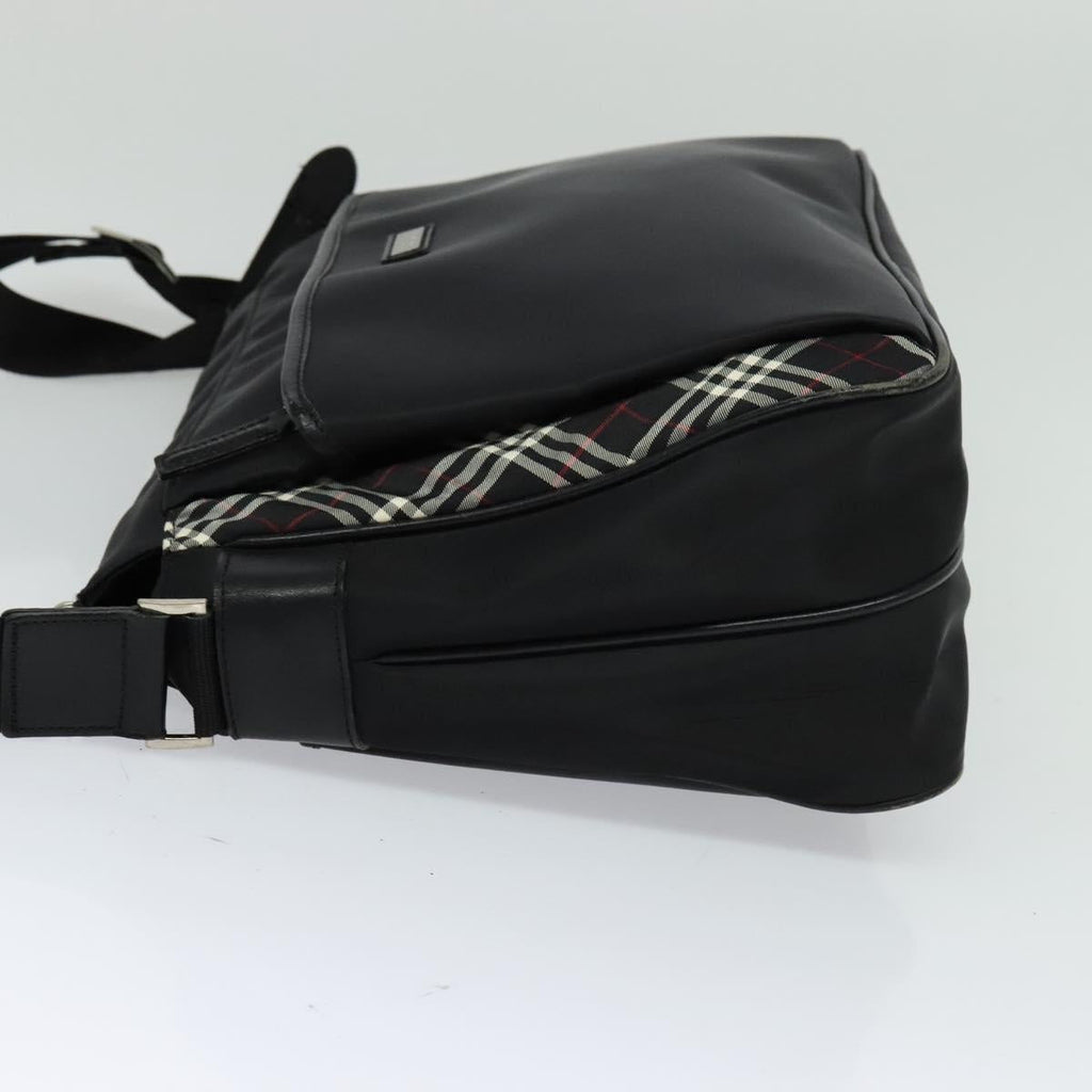 BURBERRY Black label Shoulder Bag Nylon Black 106773