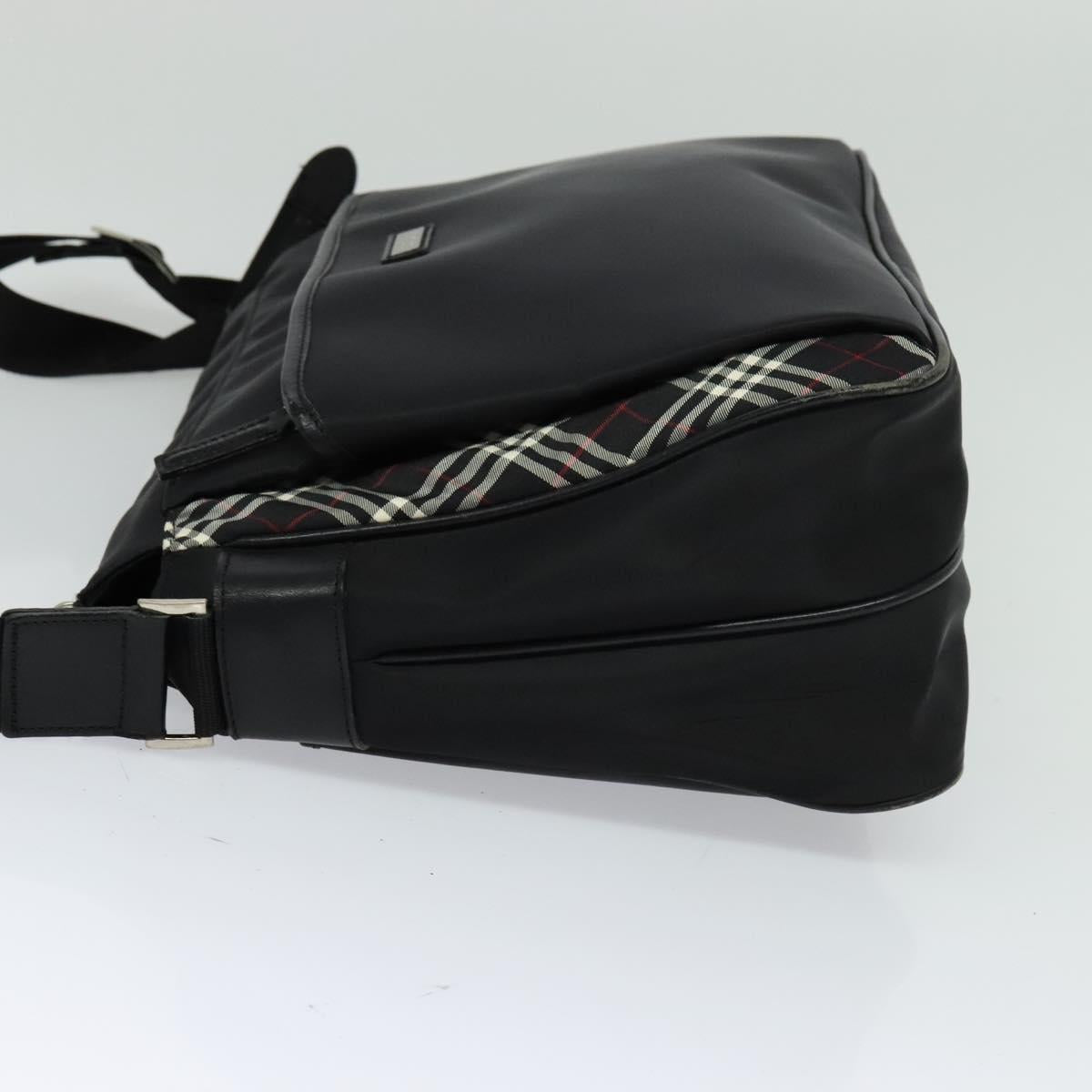BURBERRY Black label Shoulder Bag Nylon Black 106773