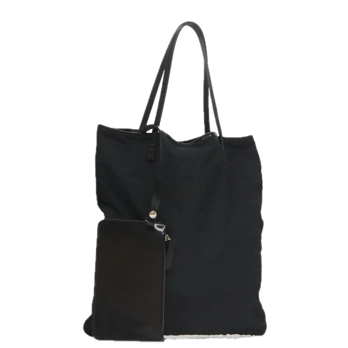 FENDI Zucca Canvas Tote Bag Black 109897