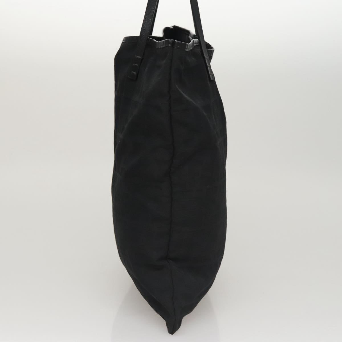 FENDI Zucca Canvas Tote Bag Black 109897