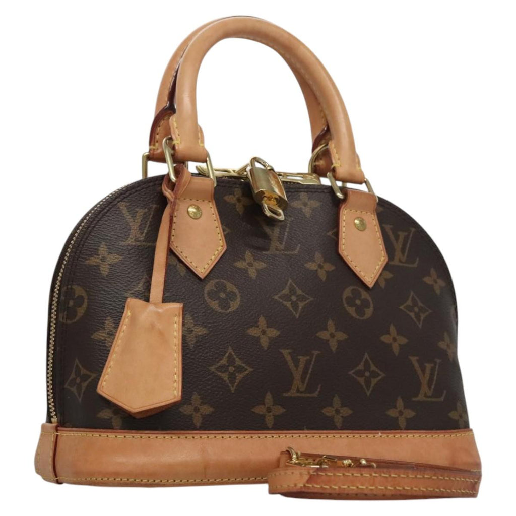 LOUIS VUITTON Monogram Alma BB Hand Bag 2way M53152 LV 110884V