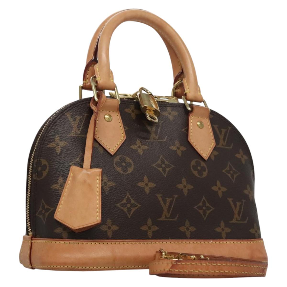 LOUIS VUITTON Monogram Alma BB Hand Bag 2way M53152 LV 110884V