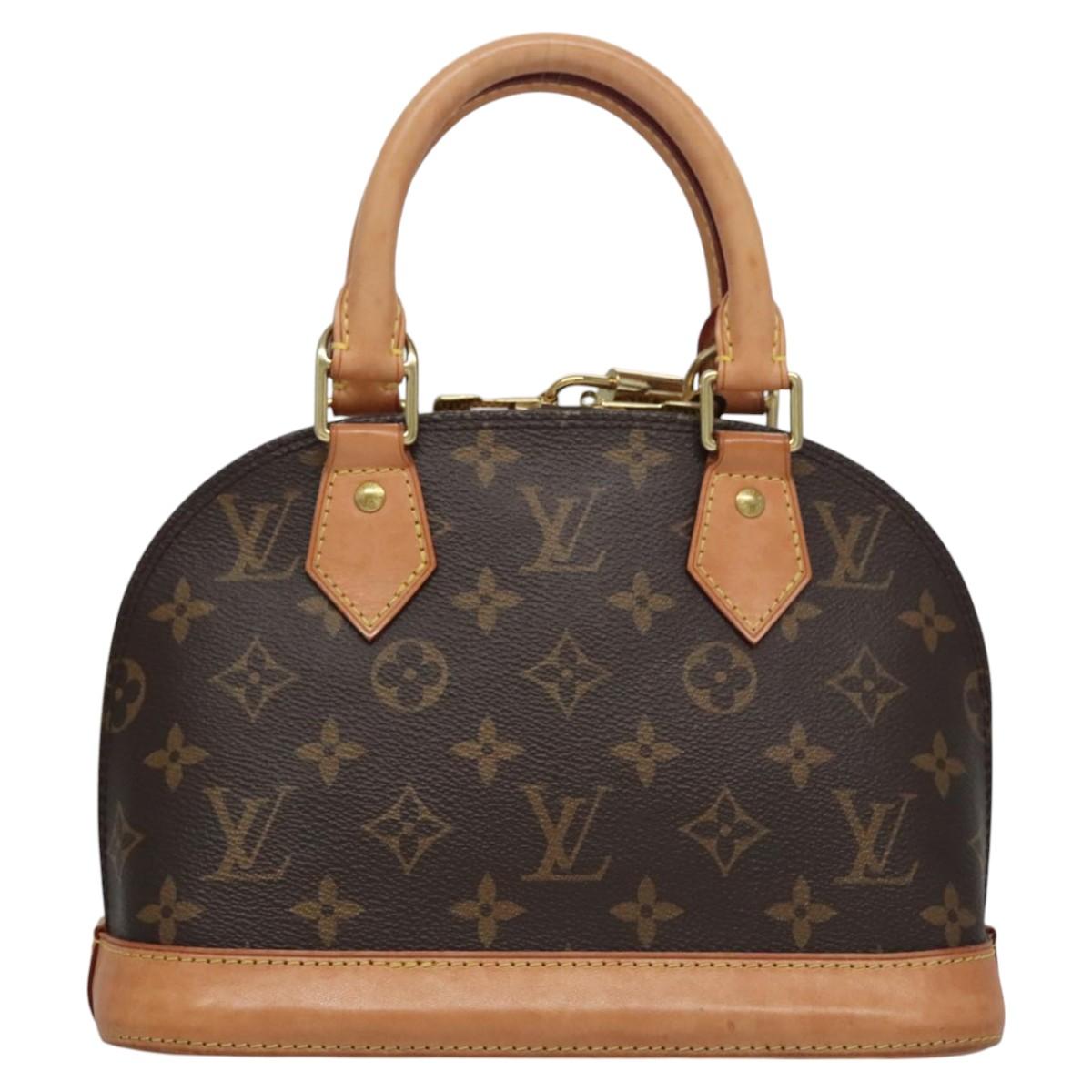 LOUIS VUITTON Monogram Alma BB Hand Bag 2way M53152 LV 110884V