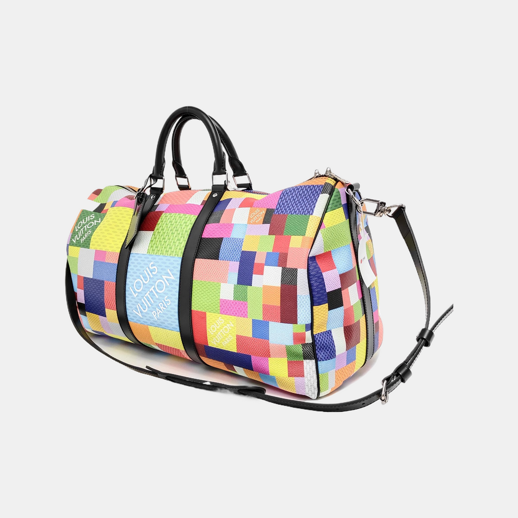 Louis Vuitton Keepall Bandouliere 50 Damier Graphite 3D Multicolor