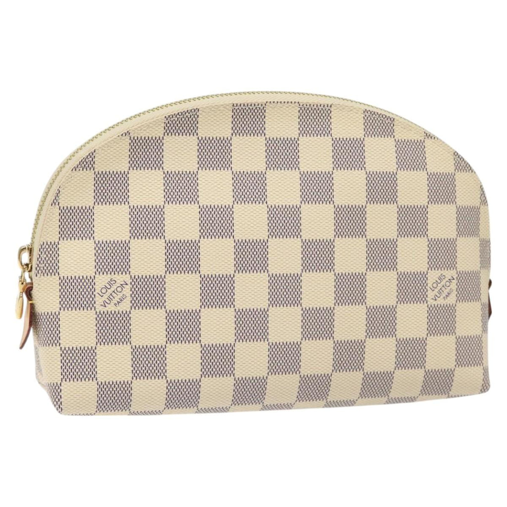 LOUIS VUITTON Damier Azur Pochette Cosmetic GM Pouch N23346 LV 113671V