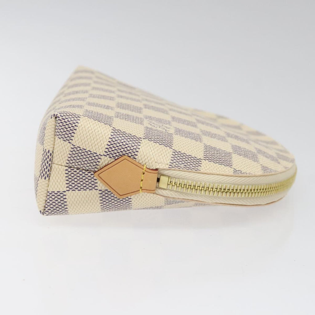 LOUIS VUITTON Damier Azur Pochette Cosmetic GM Pouch N23346 LV 113671V