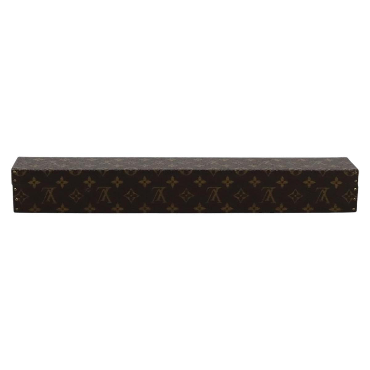 LOUIS VUITTON Monogram Necklace case Jewelry Box LV 114618SV