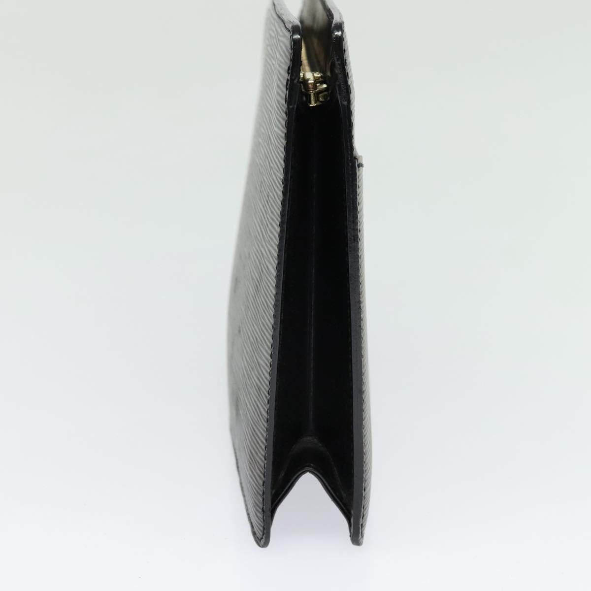 LOUIS VUITTON Epi Pochette Homme Clutch Bag Black Noir M52522 LV 114672
