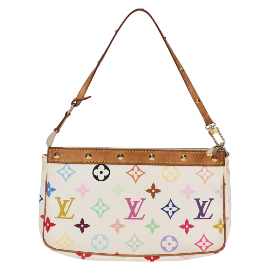 LOUIS VUITTON Multicolor Pochette Accessoires Pouch White M92649 115216V