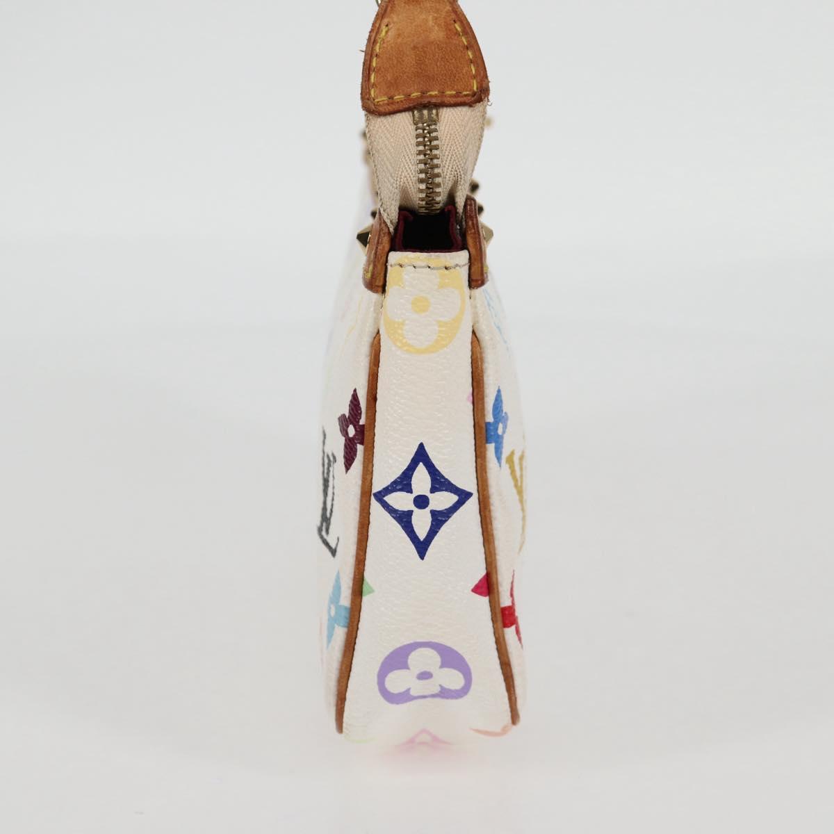 LOUIS VUITTON Multicolor Pochette Accessoires Pouch White M92649 115216V