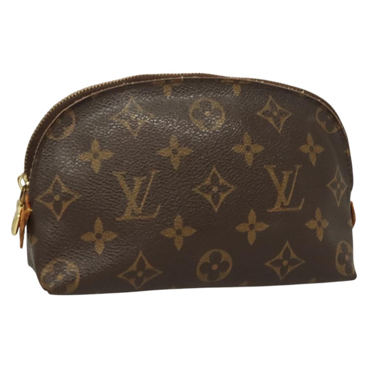 LOUIS VUITTON Monogram Pochette Cosmetic PM Cosmetic Pouch M47515 LV 115256