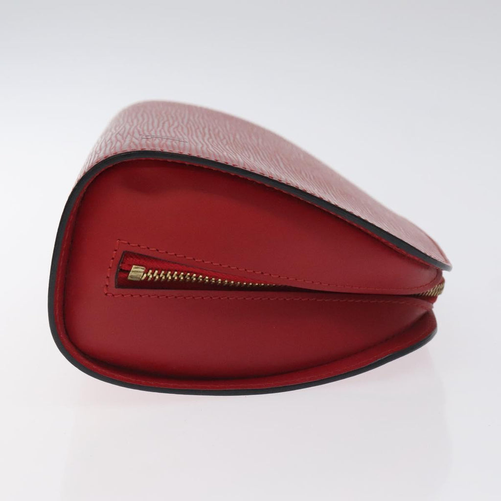 LOUIS VUITTON Epi Dauphine GM Pouch Red M48457 LV 115286
